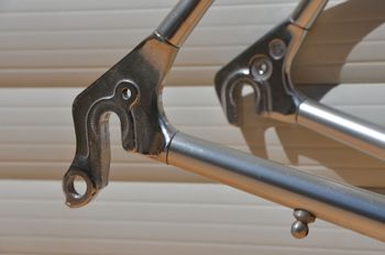 Used Peugeot Vintage Vitus 979 Road Bike Frame And Fork, Peugeot Badged. Frameset 1985 Road & Gravel, Light Gray — image 11 of 29