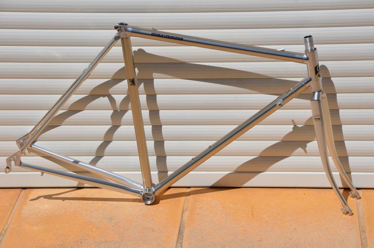 Used Peugeot Vintage Vitus 979 Road Bike Frame And Fork, Peugeot Badged. Frameset 1985 Road & Gravel, Light Gray — image 1 of 29