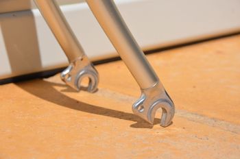 Used Peugeot Vintage Vitus 979 Road Bike Frame And Fork, Peugeot Badged. Frameset 1985 Road & Gravel, Light Gray — image 10 of 29