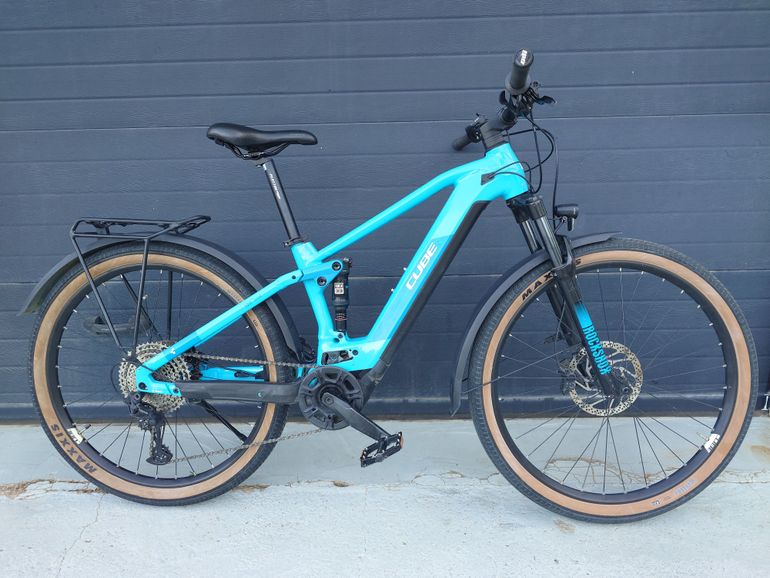 Used CUBE STEREO HYBRID 120 PRO 500 ALLROAD 2021 2021 Mountainbike, Azul — image 1 of 16