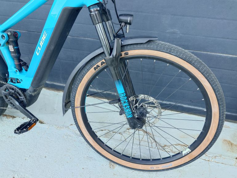 Used CUBE STEREO HYBRID 120 PRO 500 ALLROAD 2021 2021 Mountainbike, Azul — image 3 of 16