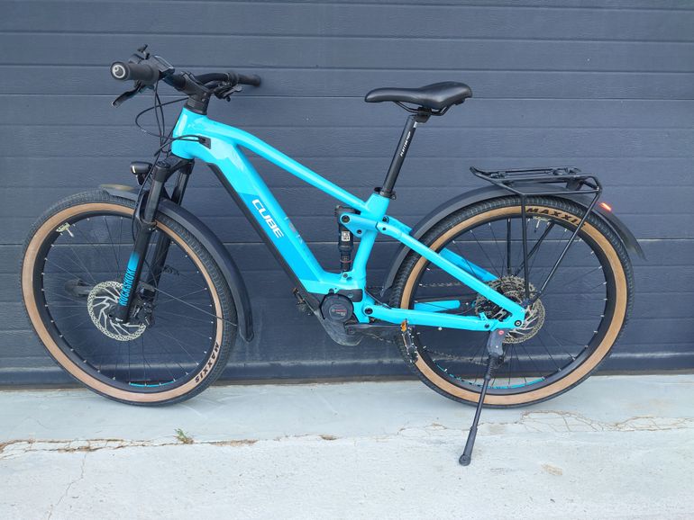 Used CUBE STEREO HYBRID 120 PRO 500 ALLROAD 2021 2021 Mountainbike, Azul — image 2 of 16