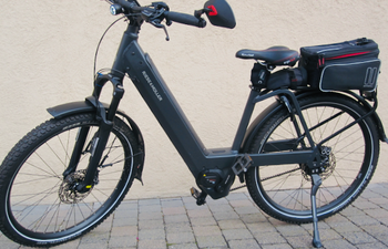 Used Riese & Müller Nevo4 GT vario HS 2023 2023 Urban, Hellgrau — image 5 of 13