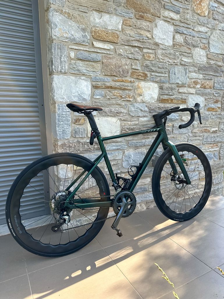 Used Scott Speedster Gravel 50 2024 2024 Road & Gravel, Green — image 2 of 15