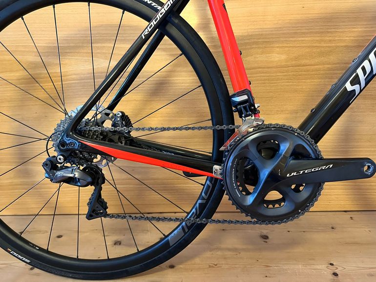 Used Specialized Roubaix Expert Ultegra Di2 2018 2018 Road & Gravel, Rojo — image 2 of 3