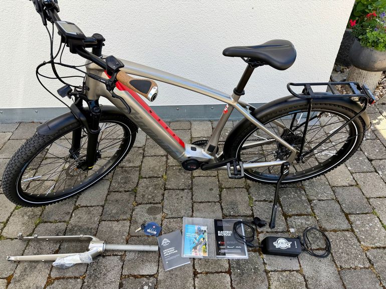 Used Diamant Diamant Custom Shimano Deore 2020 Urban, Light Gray — image 2 of 6