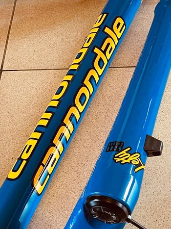 Used Cannondale F-Si Throwback Framesets and Lefty Fork 2019 Frameset 2019 Mountainbike, Blue, 29 — image 7 of 8