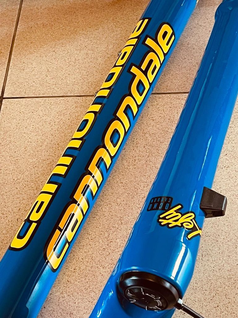 Used Cannondale F-Si Throwback Framesets and Lefty Fork 2019 Frameset 2019 Mountainbike, Blue, 29 — image 7 of 8