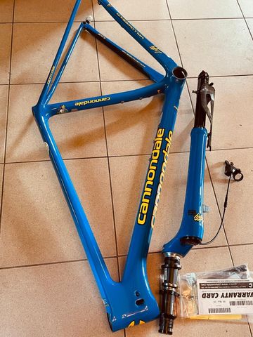 Używany Cannondale F-Si Throwback Framesets and Lefty Fork 2019 Frameset 2019 MTB