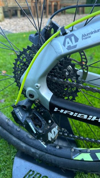 Used Haibike Xduro HardSeven 6.0 2017 Mountainbike, Hellgrau — image 7 of 9