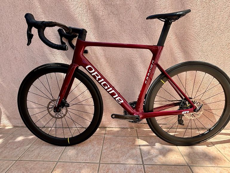 Used Origine Fraxion GTR SRAM Rival eTap AXS 2023 Road & Gravel, Red — image 6 of 9
