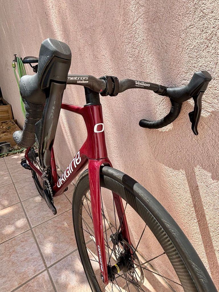 Used Origine Fraxion GTR SRAM Rival eTap AXS 2023 Road & Gravel, Red — image 5 of 9