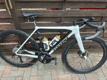 Used Stevens Super Prestige Di2 2025 2025 Road & Gravel, White — image 5 of 6