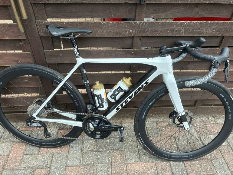 Used Stevens Super Prestige Di2 2025 2025 Road & Gravel, White — image 5 of 6