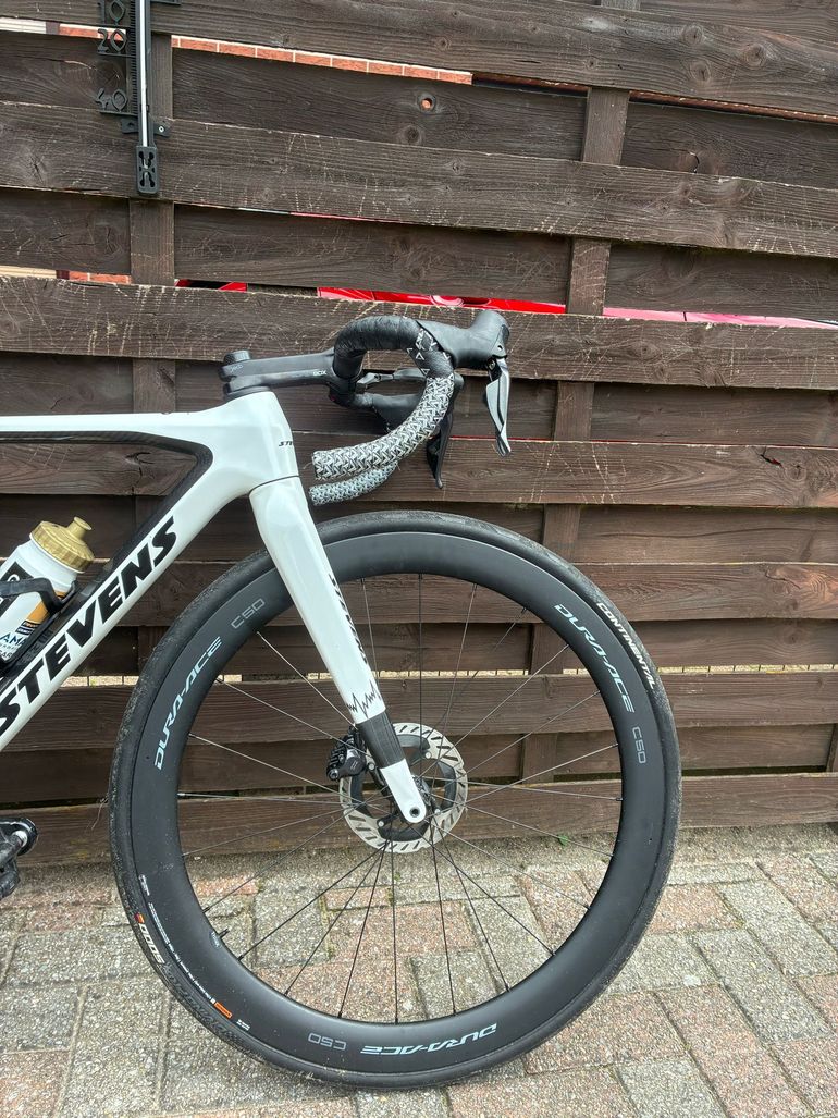 Used Stevens Super Prestige Di2 2025 2025 Road & Gravel, White — image 4 of 6