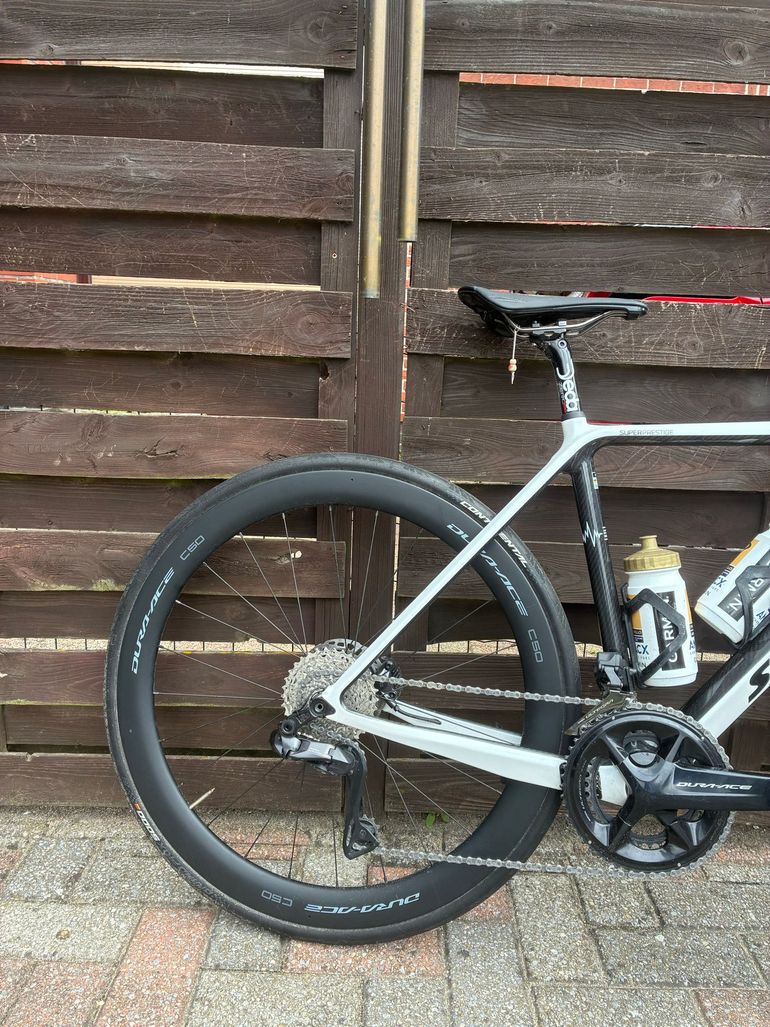 Used Stevens Super Prestige Di2 2025 2025 Road & Gravel, White — image 2 of 6