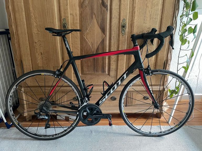 Used Scott SCOTT CR-1 Pro 2017 Road & Gravel, Rot — image 1 of 11