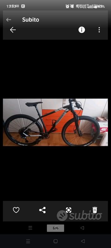 Used Wilier 503x SRAM XX1 Eagle 2023 Mountainbike, Black — image 6 of 6