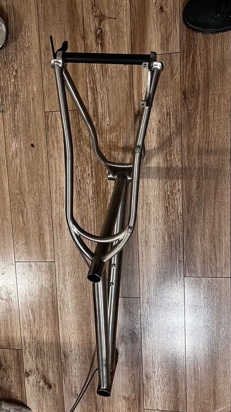 Used Custom BatFastard Frameset 2023 Mountainbike, Light Gray — image 2 of 4