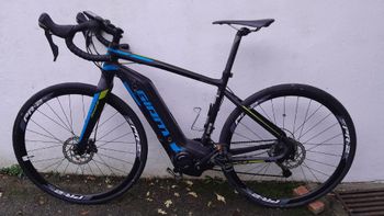 Used Giant Road-E+ 1 2018 2018 Road & Gravel, Black — image 3 of 16
