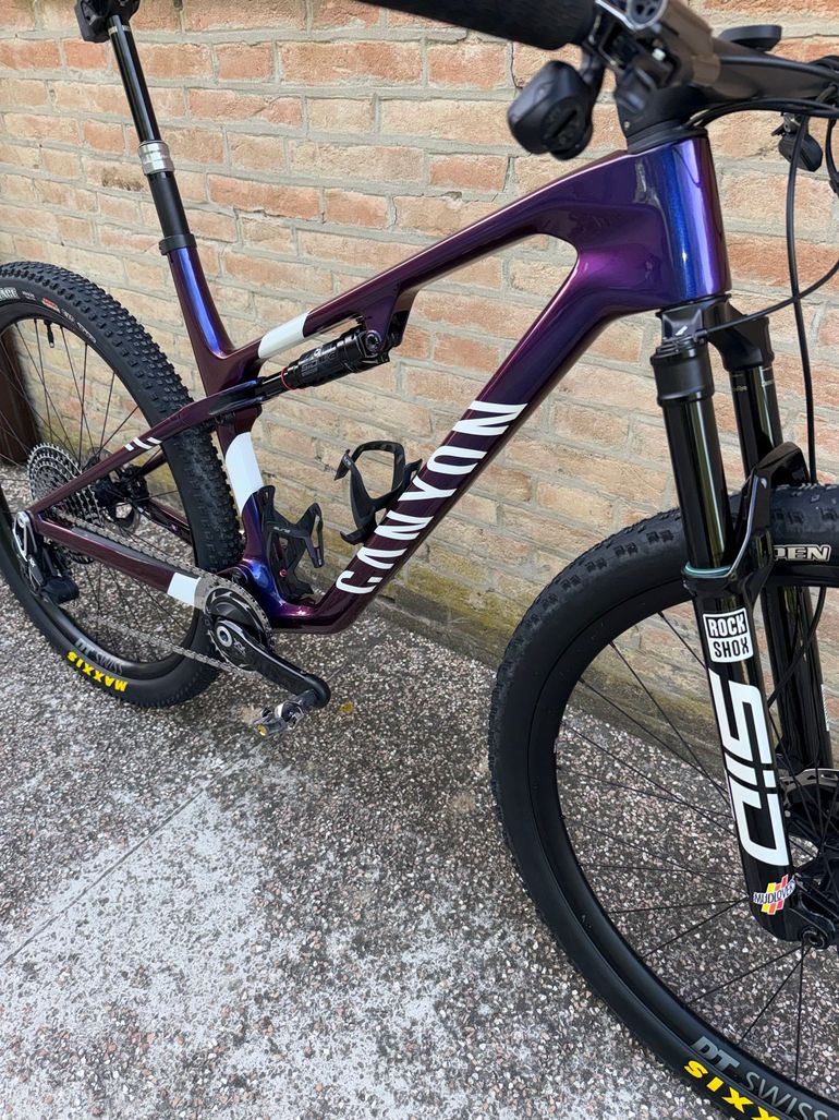 Used Canyon LUX Sram Eagle Transmission XX SL 2026 Mountainbike, Blue — image 5 of 11