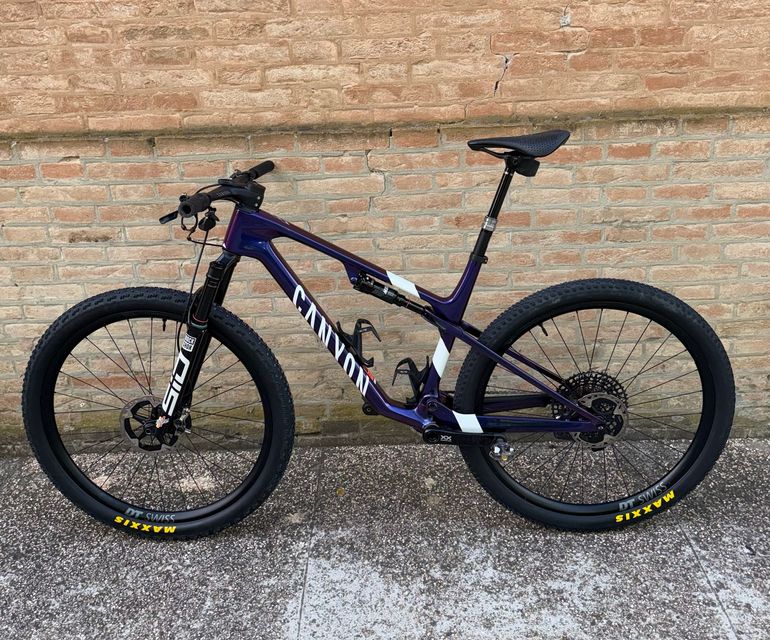 Used Canyon LUX Sram Eagle Transmission XX SL 2026 Mountainbike, Blue — image 2 of 11