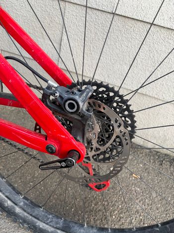 Used Ghost SLAMR 6.9 LC 2019 2019 Mountainbike, Red, 29 — image 10 of 12