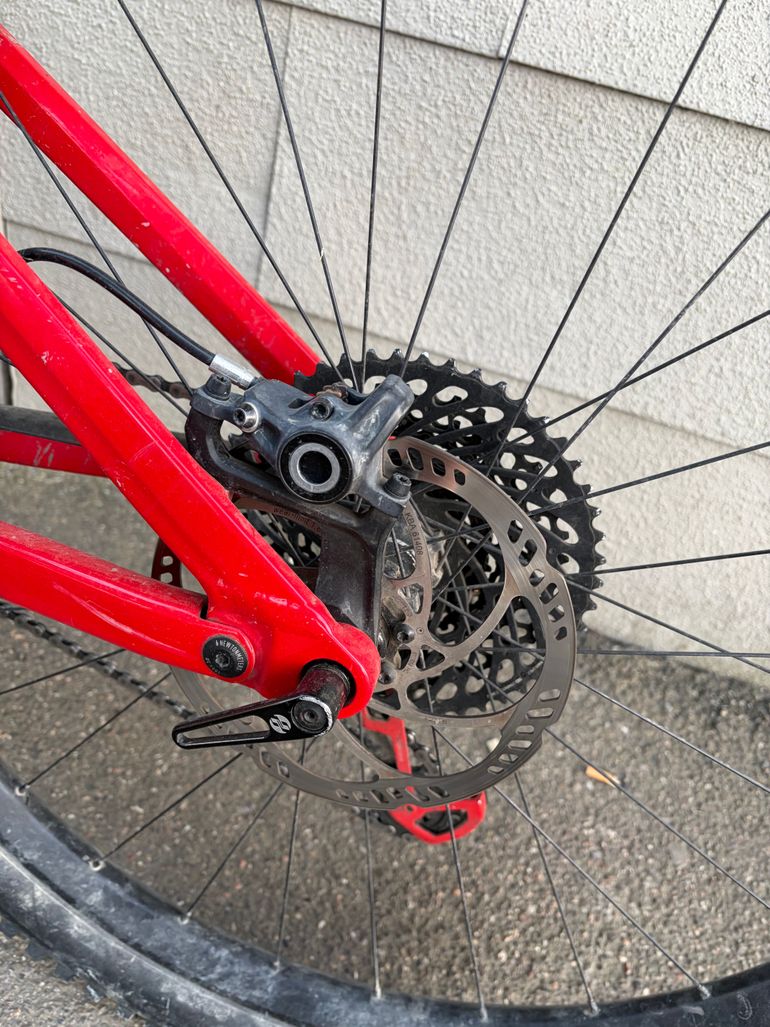Used Ghost SLAMR 6.9 LC 2019 2019 Mountainbike, Red, 29 — image 10 of 12