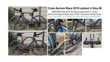 Gebrauchtes CUBE Aerium SRAM Red eTap 2018 Road & Gravel, Blau — Bild 3 von 6
