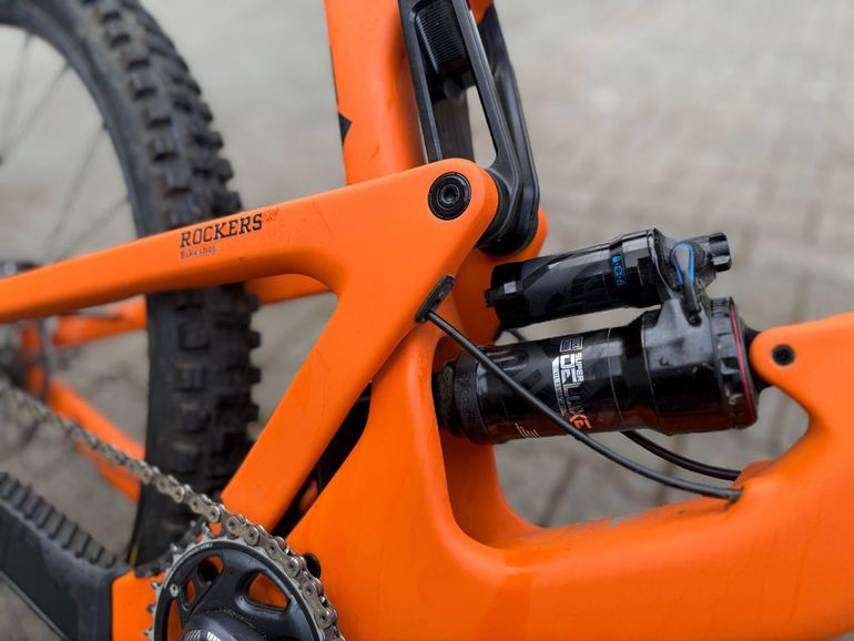 Used Santa Cruz HIGHTOWER X01 / Carbon CC / 29 2022 2022 Mountainbike, Orange, 29 — image 9 of 10