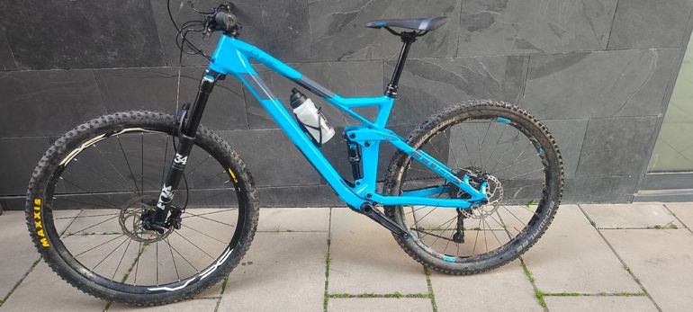 Used CUBE STEREO 140 HPC, RACE 27.5 2023 2023 Mountainbike, Blue, 27.5 — image 2 of 7