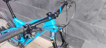 Used CUBE STEREO 140 HPC, RACE 27.5 2023 2023 Mountainbike, Blue, 27.5 — image 7 of 7