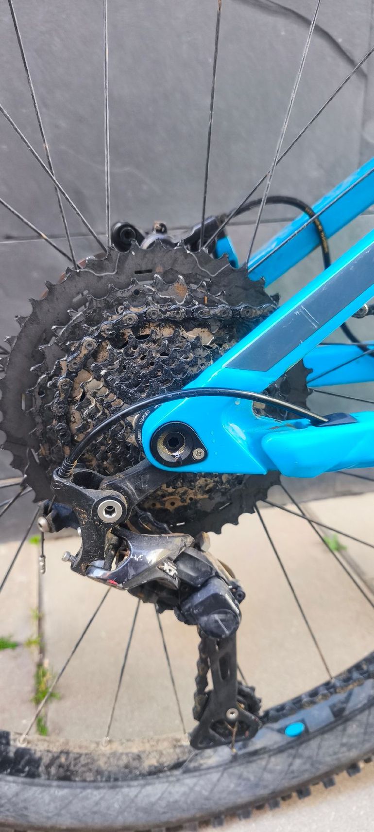 Used CUBE STEREO 140 HPC, RACE 27.5 2023 2023 Mountainbike, Blue, 27.5 — image 3 of 7