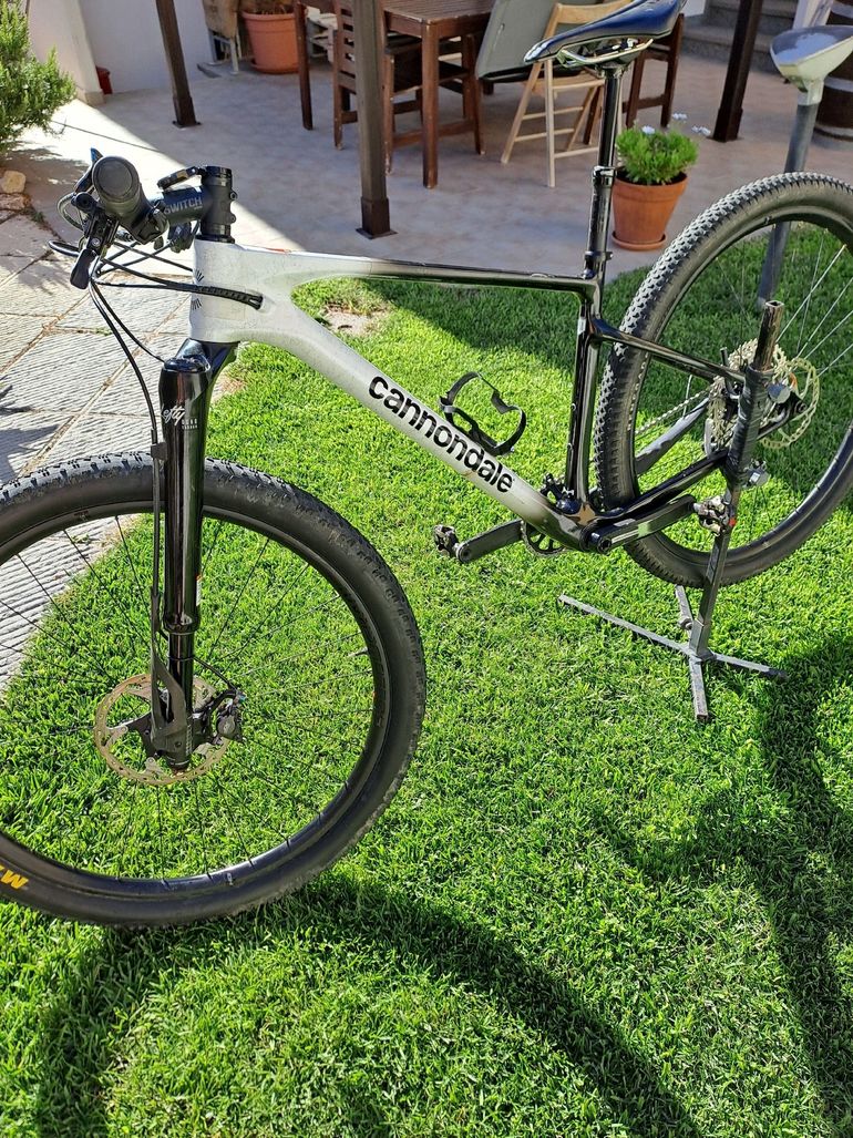 Used Cannondale Scalpel Shimano Deore XT 2023 Mountainbike, Weiß — image 2 of 6