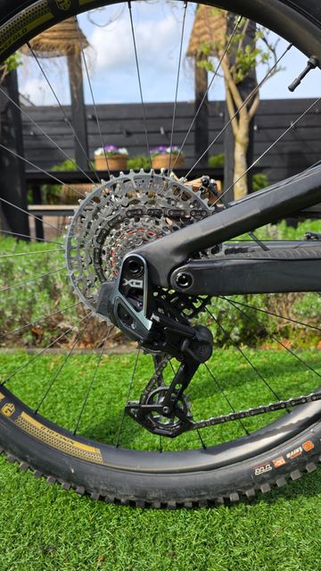 Gebrauchtes Scott Genius SRAM X01 Eagle AXS 2023 Mountainbike, Schwarz — Bild 9 von 12