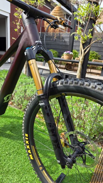 Gebrauchtes Scott Genius SRAM X01 Eagle AXS 2023 Mountainbike, Schwarz — Bild 10 von 12