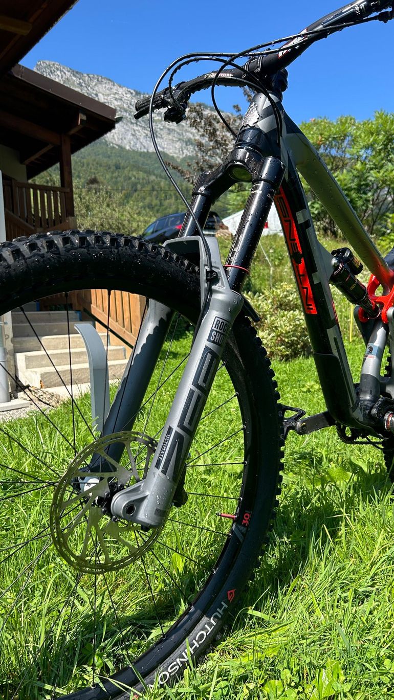 Used Intense Carbine SRAM X01 Eagle 2020 Mountainbike, Light Gray — image 2 of 5