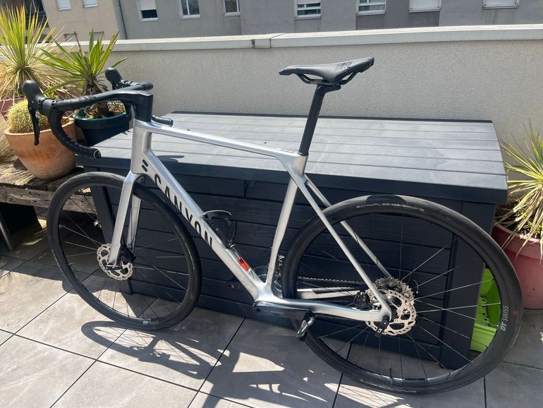 Used Canyon Endurace CF 7 2025 2025 Road & Gravel, Light Gray — image 1 of 10