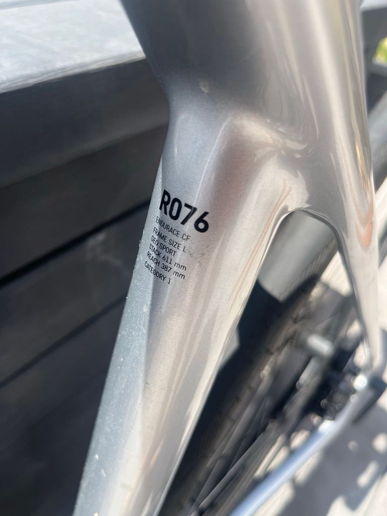 Used Canyon Endurace CF 7 2025 2025 Road & Gravel, Light Gray — image 6 of 10