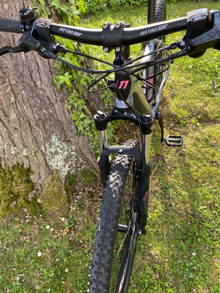 Used Morrison Morrison Custom Shimano Acera 2018 Mountainbike, Hellgrau — image 5 of 13