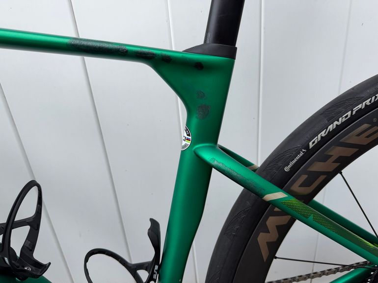 Used Wilier Rave SLR ID2 SRAM FORCE XPLR AXS E1 1x13S 2025 2025 Road & Gravel, Green — image 4 of 5