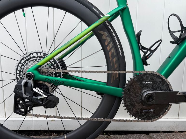 Used Wilier Rave SLR ID2 SRAM FORCE XPLR AXS E1 1x13S 2025 2025 Road & Gravel, Green — image 3 of 5