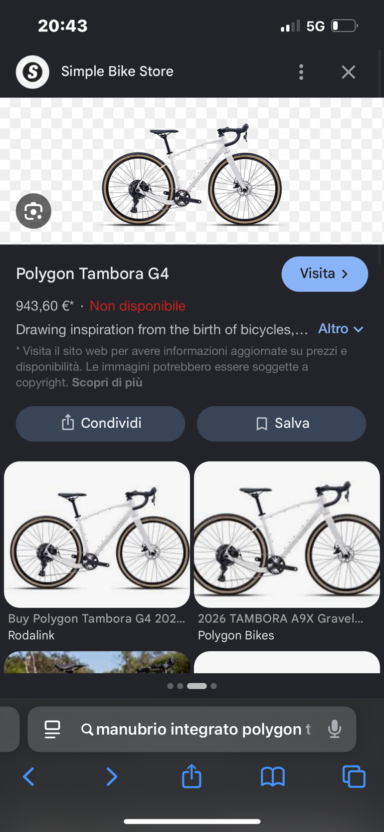 Brugt Polygon TAMBORA G4 2025 2025 Road & Gravel — billede 8 af 8