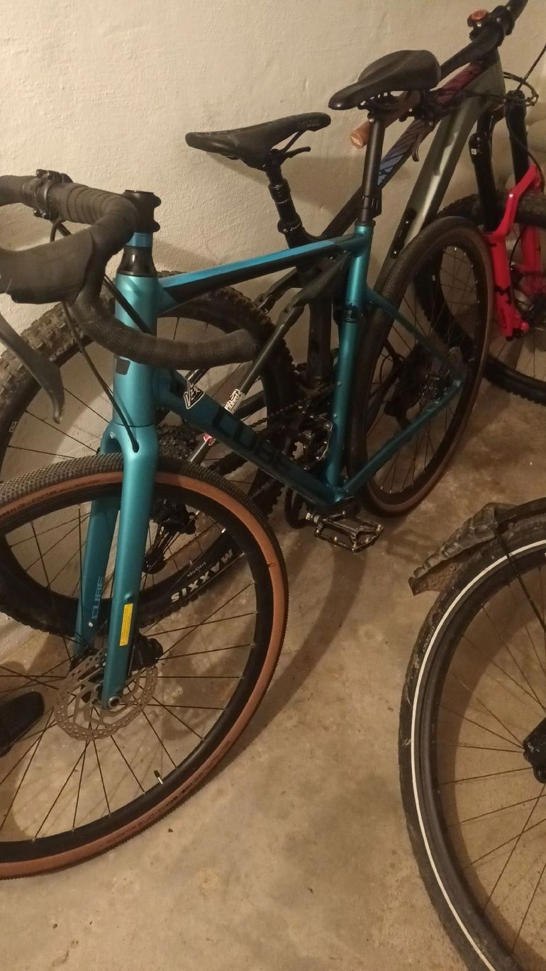 Used CUBE NUROAD EX 2023 2023 Road & Gravel, Blue — image 2 of 3