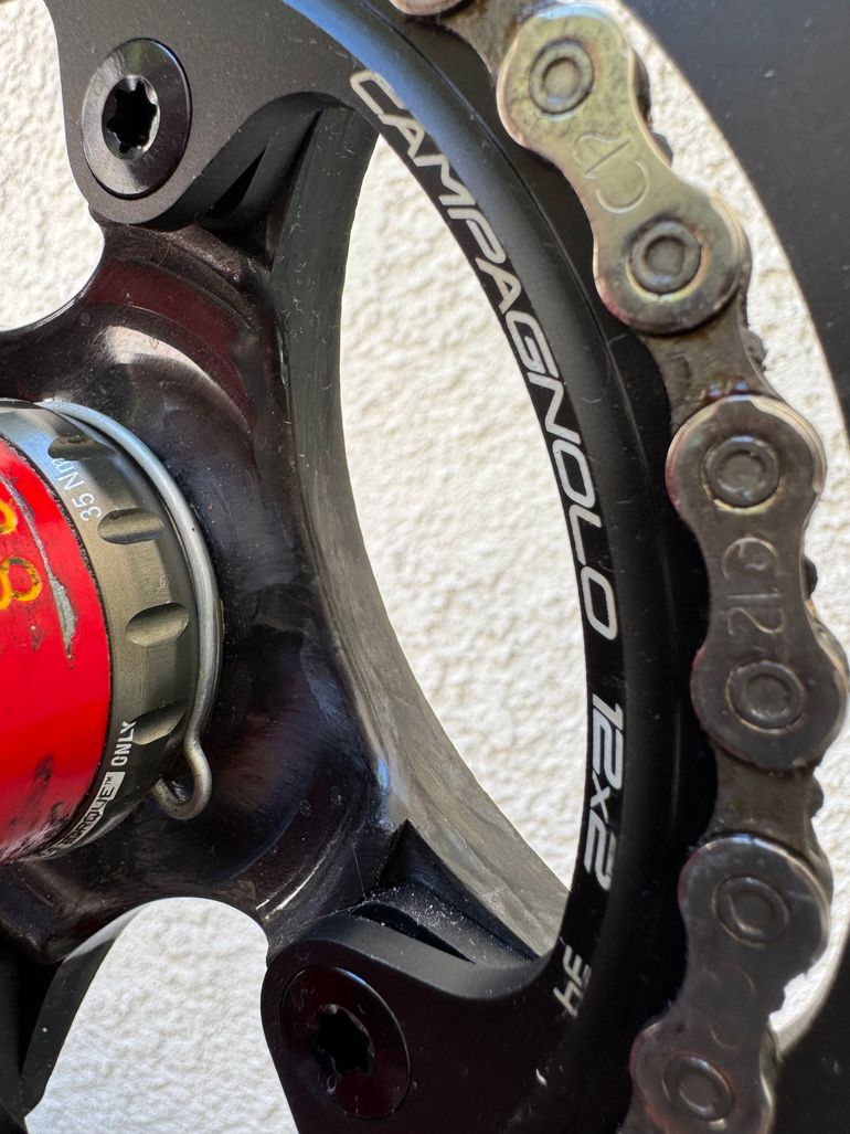 Used Masi VINTAGE Masi Gran Coursa (1990?) With MODERN 12-speed Campy Chorus 1990 Road & Gravel, Red — image 5 of 27