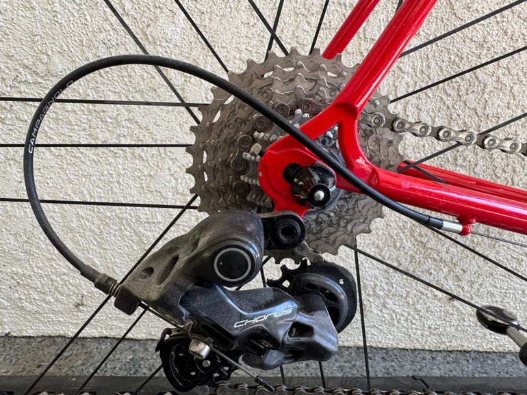 Used Masi VINTAGE Masi Gran Coursa (1990?) With MODERN 12-speed Campy Chorus 1990 Road & Gravel, Red — image 8 of 27