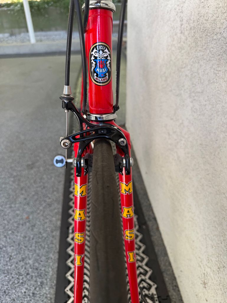Used Masi VINTAGE Masi Gran Coursa (1990?) With MODERN 12-speed Campy Chorus 1990 Road & Gravel, Red — image 3 of 27