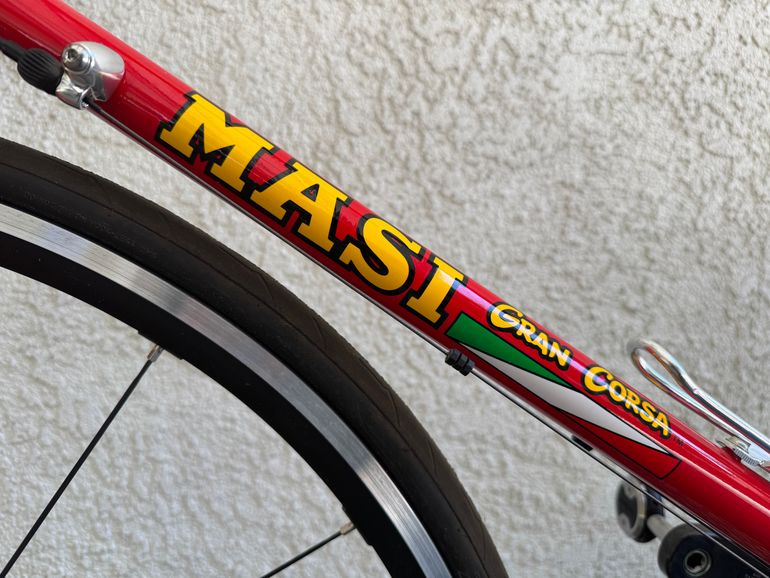 Used Masi VINTAGE Masi Gran Coursa (1990?) With MODERN 12-speed Campy Chorus 1990 Road & Gravel, Red — image 22 of 27