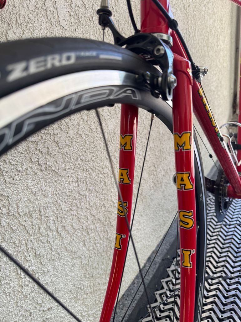 Used Masi VINTAGE Masi Gran Coursa (1990?) With MODERN 12-speed Campy Chorus 1990 Road & Gravel, Red — image 21 of 27