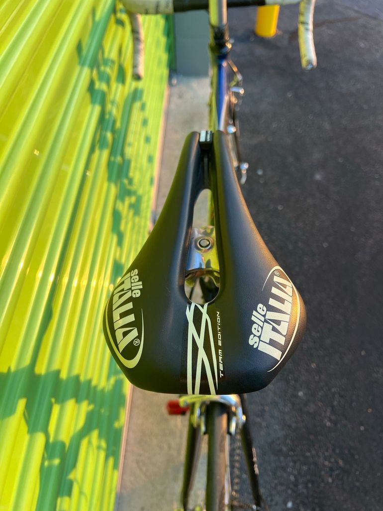 Used De Rosa Merak Campagnolo Record 2000 Road & Gravel, Blue,  — image 11 of 13